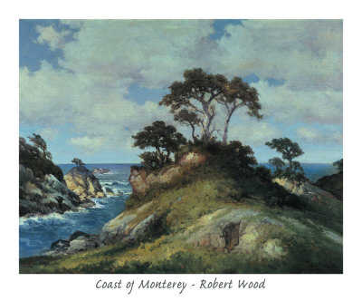 Coast Of Monterey by Robert Wood Pricing Limited Edition Print image