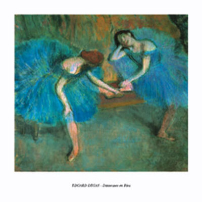 Ballerinas In Blue by Edgar Degas Pricing Limited Edition Print image