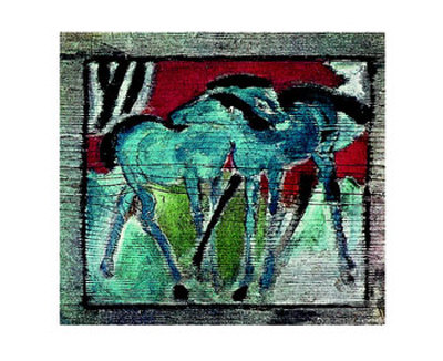 Blaue Fohlen by Franz Marc Pricing Limited Edition Print image