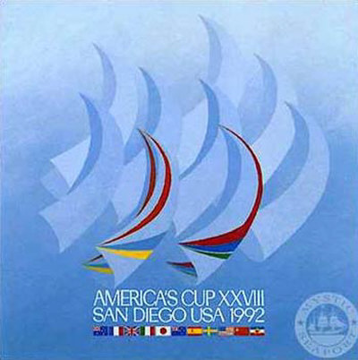 Flying High (America's Cup 1992) by Keith Reynolds Pricing Limited Edition Print image