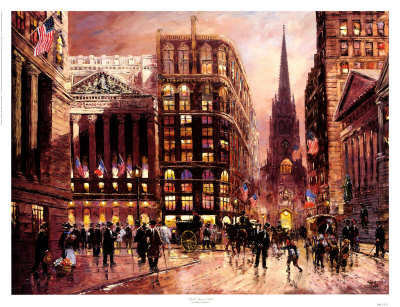 Wall Street, 1890 by Robert Lebron Pricing Limited Edition Print image