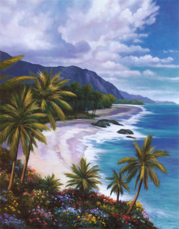 Tropical Paradise I by John Zaccheo Pricing Limited Edition Print image