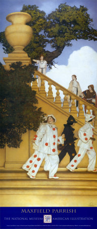 Florentine Fete, Stairway To Summer by Maxfield Parrish Pricing Limited Edition Print image