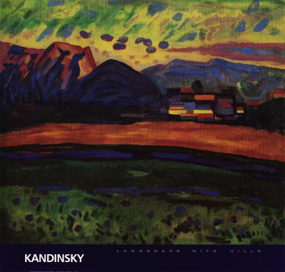 Landscape With Hills by Wassily Kandinsky Pricing Limited Edition Print image