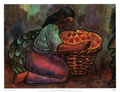 Flower Vendor by Diego Rivera Pricing Limited Edition Print image