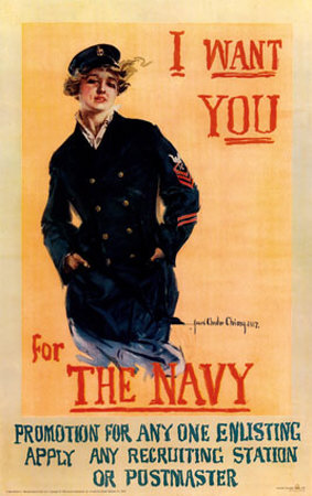 I Want You For The Navy by Howard Chandler Christy Pricing Limited Edition Print image