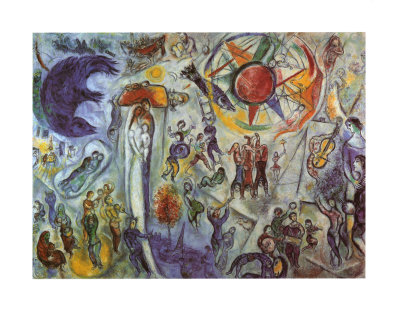 Vie, 1964 by Marc Chagall Pricing Limited Edition Print image