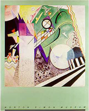Open Green 1923 by Wassily Kandinsky Pricing Limited Edition Print image
