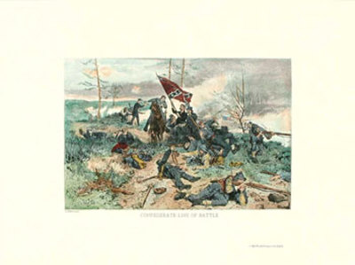 Confederate Line Of Battle by Gilbert Gaul Pricing Limited Edition Print image