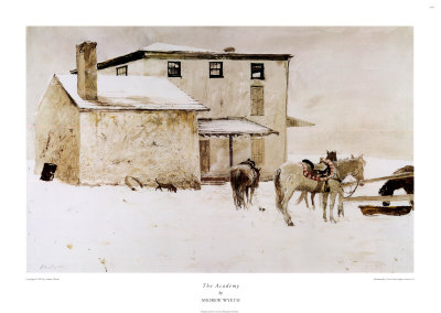 The Academy, 1974 by Andrew Wyeth Pricing Limited Edition Print image