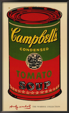 Campbell's Soup Can, 1965 (Green & Red) by Andy Warhol Pricing Limited Edition Print image