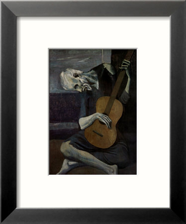 The Old Guitarist, 1903 by Pablo Picasso Pricing Limited Edition Print image
