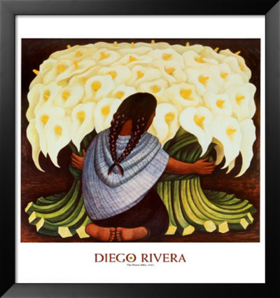 Flower Seller 1942 by Diego Rivera Pricing Limited Edition Print image