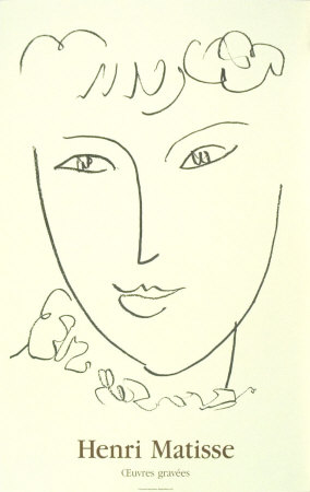 La Pompadour, 1951 by Henri Matisse Pricing Limited Edition Print image