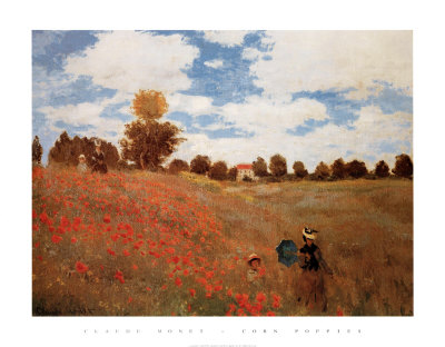 Corn Poppies, 1873 by Claude Monet Pricing Limited Edition Print image