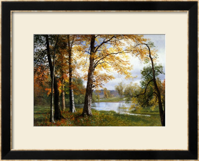 A Quiet Lake by Albert Bierstadt Pricing Limited Edition Print image