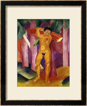 The Tree Porter, 1911 by Franz Marc Pricing Limited Edition Print image