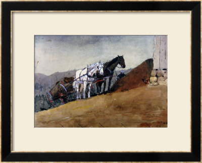The Hill Top Barn, Houghton Farm by Winslow Homer Pricing Limited Edition Print image