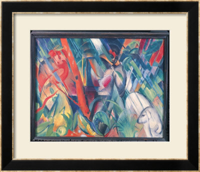 In The Rain, 1912 by Franz Marc Pricing Limited Edition Print image