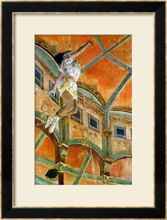 Miss La La At The Cirque Fernando, 1879 by Edgar Degas Pricing Limited Edition Print image