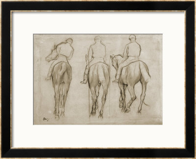 Jockeys by Edgar Degas Pricing Limited Edition Print image