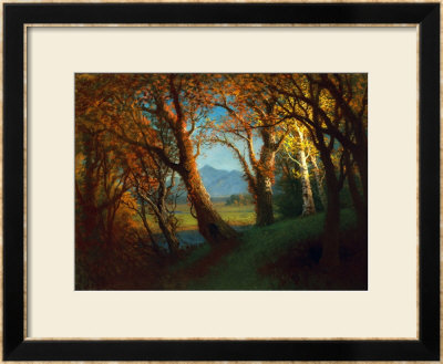 Sunset In The Nebraska Territory by Albert Bierstadt Pricing Limited Edition Print image