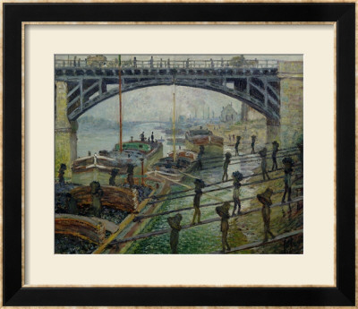 The Coal Workers, 1875 by Claude Monet Pricing Limited Edition Print image