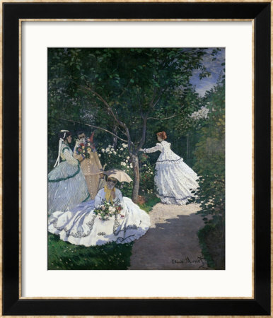 Women In The Garden by Claude Monet Pricing Limited Edition Print image