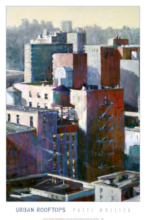 Urban Rooftops by Patti Mollica Pricing Limited Edition Print image