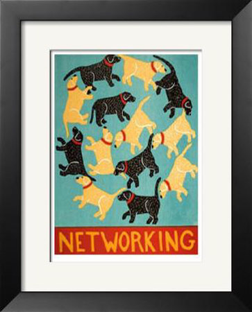 Networking by Stephen Huneck Pricing Limited Edition Print image