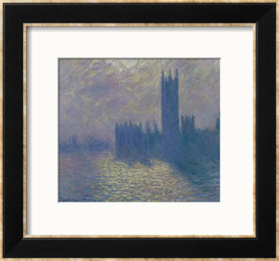 The Houses Of Parliament, Stormy Sky, 1904 by Claude Monet Pricing Limited Edition Print image