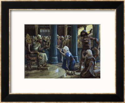 The Wisdom Of Solomon by James Tissot Pricing Limited Edition Print image