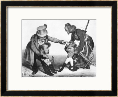 The Civil War In Portugal Bringing Into Conflict Pedro I (1798-1834) Emperor Of Brazil by Honore Daumier Pricing Limited Edition Print image