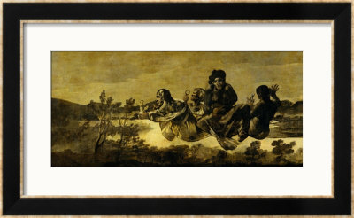 The Fates (Atropos), One Of The Black Paintings From The Quinta Del Sordo, Goya's House, 1819-1823 by Francisco De Goya Pricing Limited Edition Print image