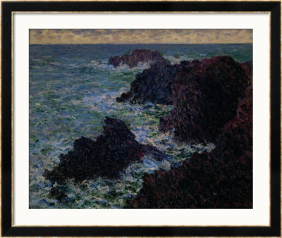 The Rocks Of Belle-Ile, 1886 by Claude Monet Pricing Limited Edition Print image