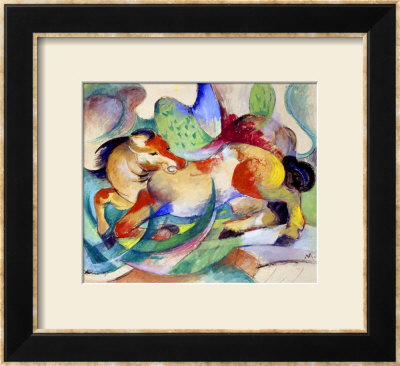 Jumping Horse, 1913 by Franz Marc Pricing Limited Edition Print image