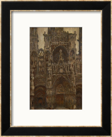 Rouen Cathedral, Harmony In Brown, 1893-1894 by Claude Monet Pricing Limited Edition Print image