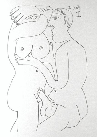 Le Gout Du Bonheur 68 by Pablo Picasso Pricing Limited Edition Print image