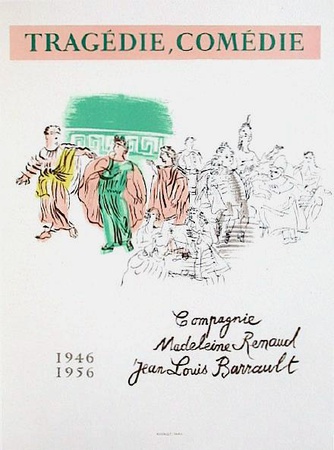 Af 1956 - Tragédie, Comédie by Raoul Dufy Pricing Limited Edition Print image