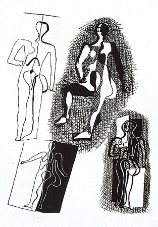 Hélène Chez Archimède 12 by Pablo Picasso Pricing Limited Edition Print image