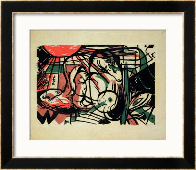 The Birth Of The Horse, 1913 by Franz Marc Pricing Limited Edition Print image