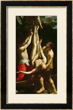 Crucifixion Of St. Peter by Guido Reni Pricing Limited Edition Print image