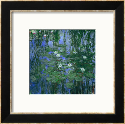 Blue Waterlilies, 1916-1919 by Claude Monet Pricing Limited Edition Print image