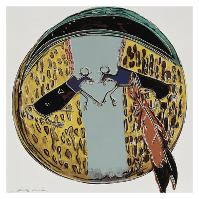 Cowboys & Indians: Plains Indian Shield, C.1986 by Andy Warhol Pricing Limited Edition Print image