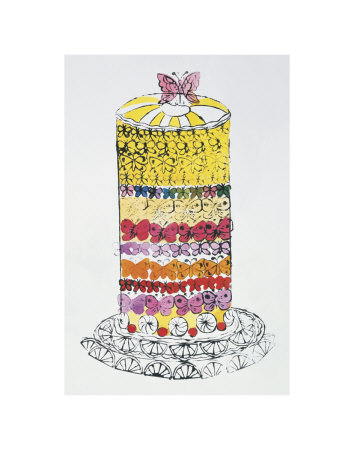 Butterfly Layered Cake, C.1959 by Andy Warhol Pricing Limited Edition Print image