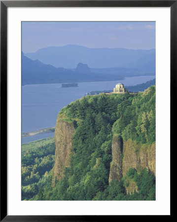View Of Vista House From Chanticleer Point, Columbia River Gorge, Oregon, Usa by Adam Jones Pricing Limited Edition Print image