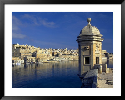 View Of Harbor And Fortress Turret, Valletta, Malta by Robin Hill Pricing Limited Edition Print image