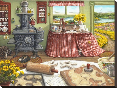 Cookie Baking Day by Janet Kruskamp Pricing Limited Edition Print image