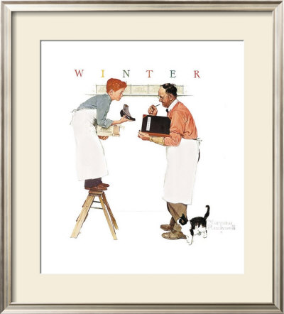 Year End Count by Norman Rockwell Pricing Limited Edition Print image