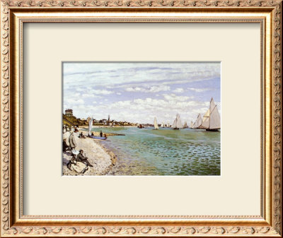 Regattas, 1867 by Claude Monet Pricing Limited Edition Print image